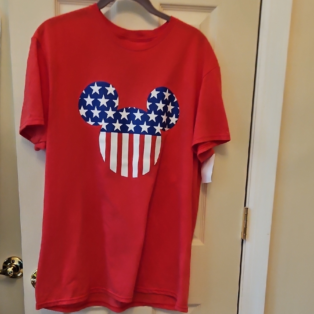 Red Mickey Mouse Kids T-Shirt